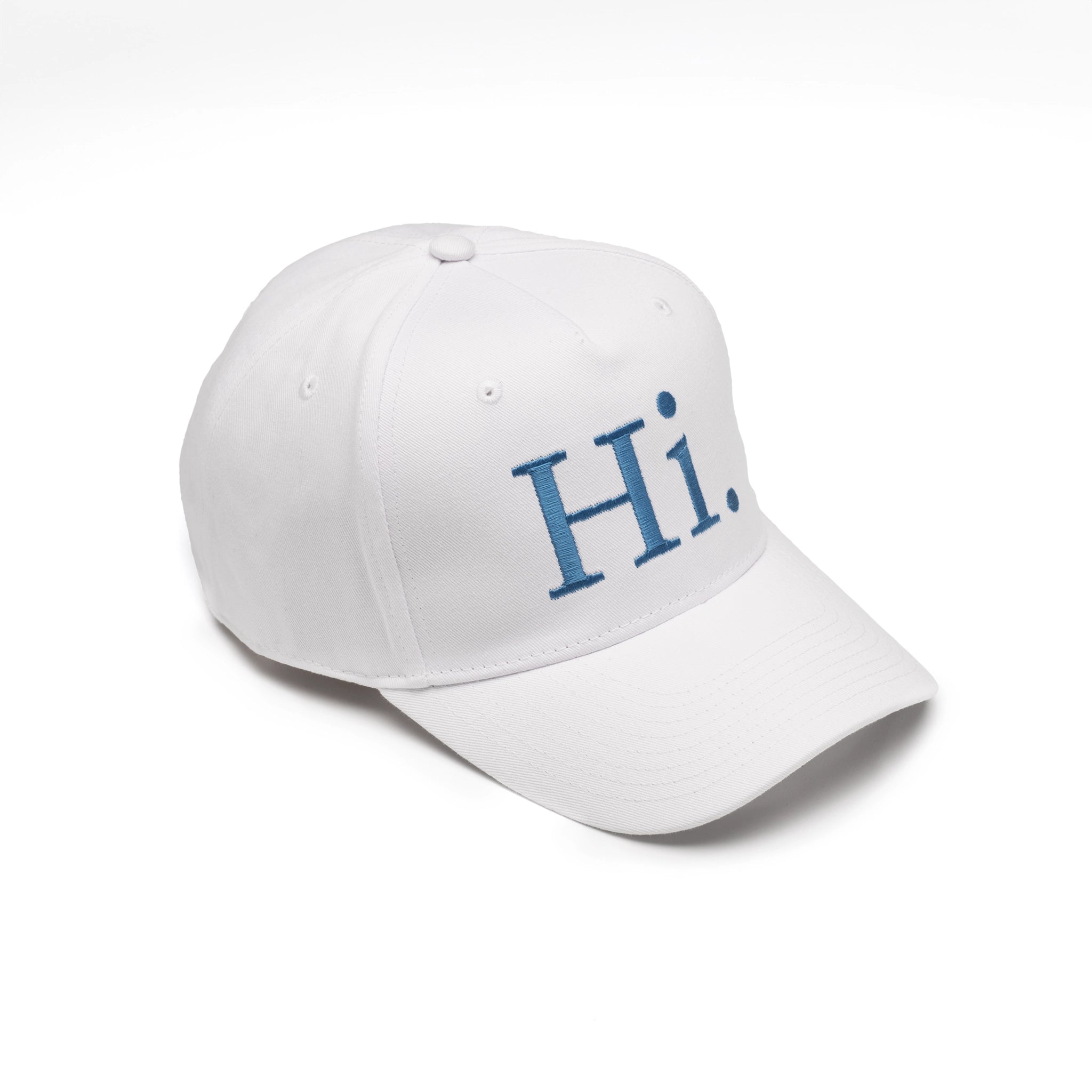 Punkt. Baseball cap with message ‘Hi. Human intelligence’