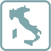 “Outline of Italy map symbol.”