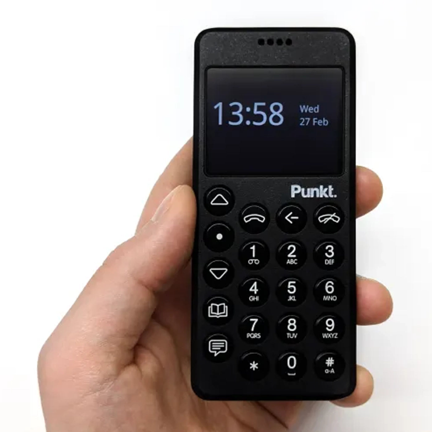 Punkt MP02 featured in CreativeBloq’s article “Finally Found the Perfect Dumbphone,” celebrating minimalist tech and digital wellbeing.