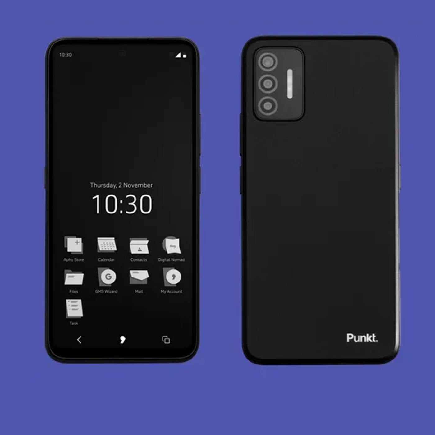Punkt MC02 smartphone featured in Wallpaper, emphasizing privacy-first design and simplicity over complexity.