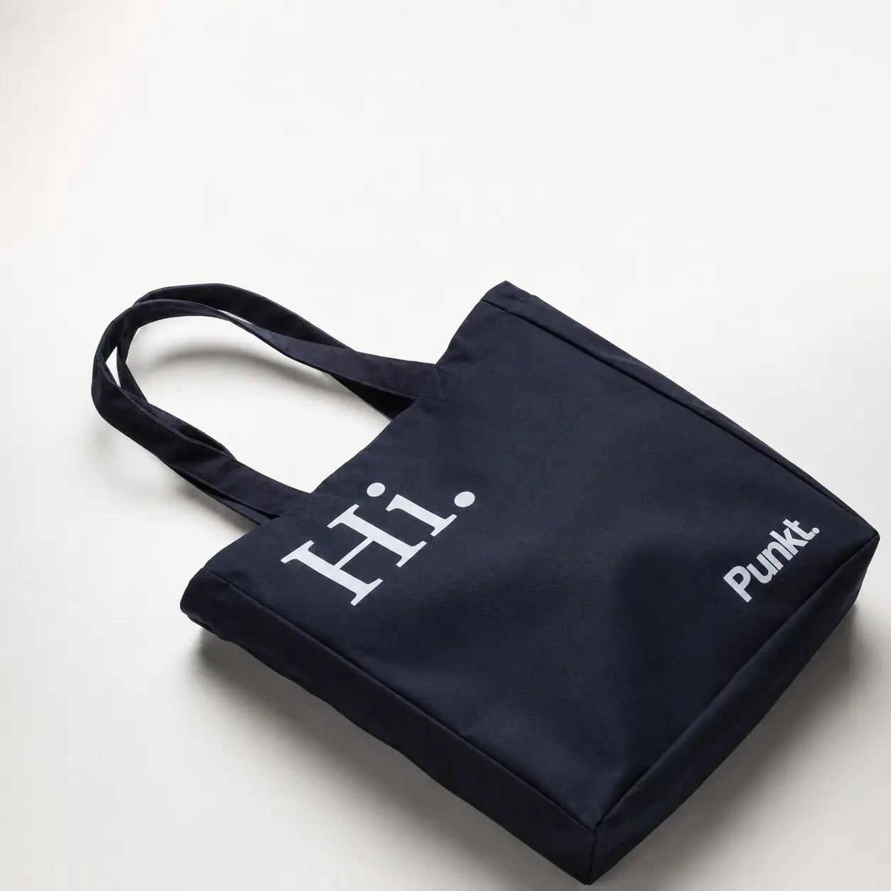 Punkt. Tote Bag con la scritta "Hi. Nothing to hide. Plenty to withhold"