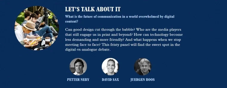 Petter Neby speaking at Monocle conference in Vienna