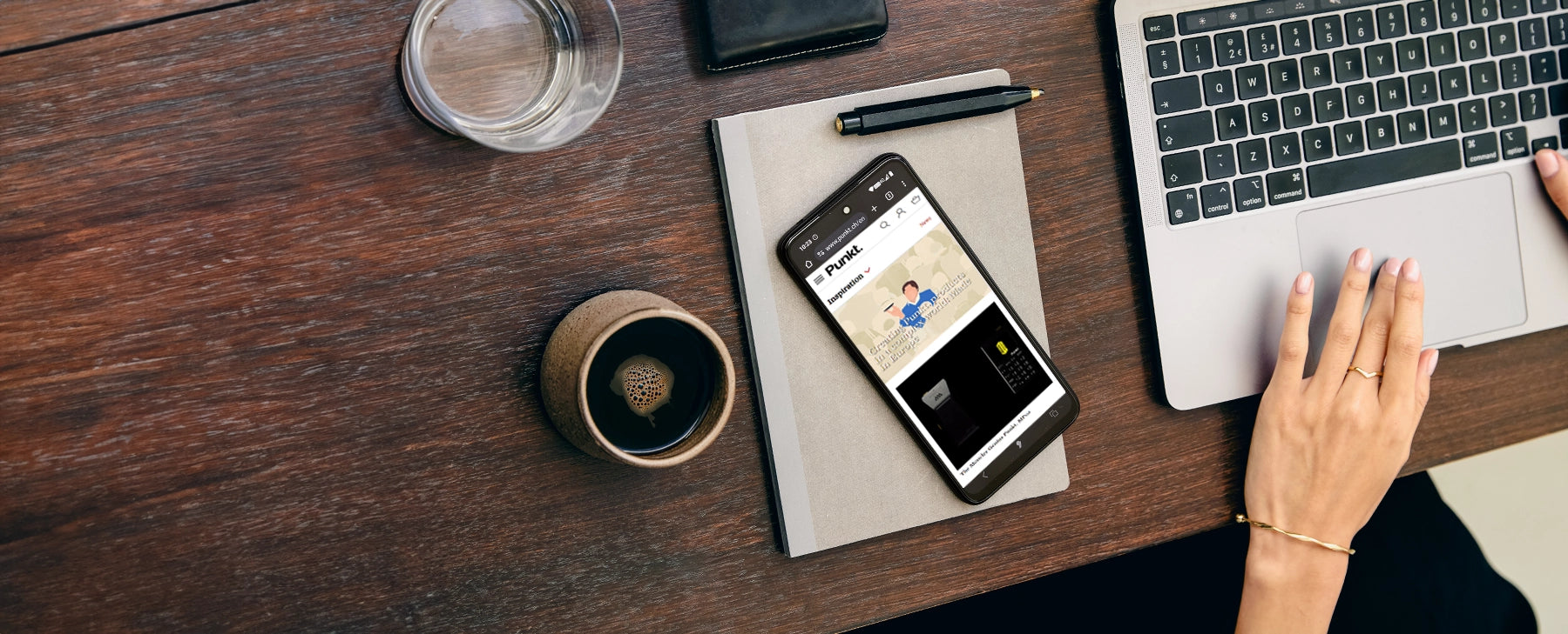 Journal hero banner for Punkt News featuring bold typography and a clean design layout.