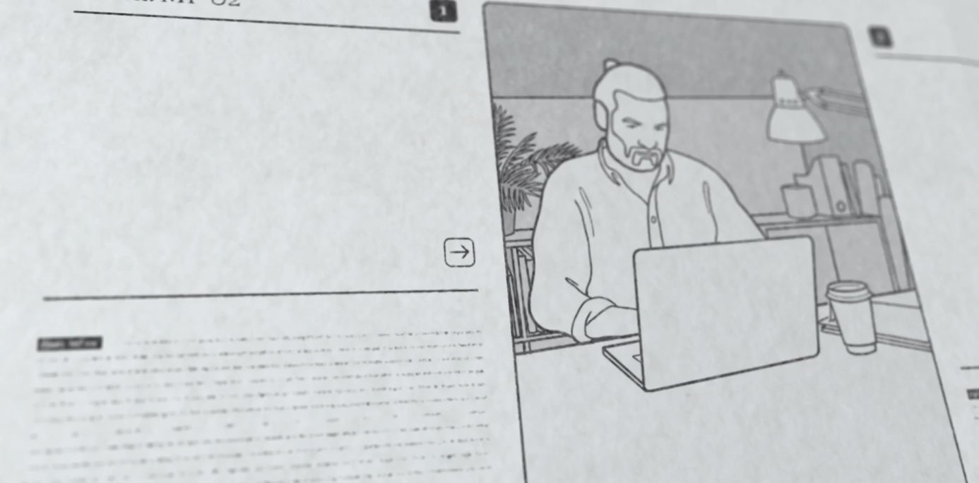 Scenes illustrating mindful, balanced use of technology in everyday life.