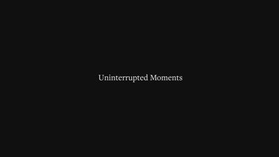 Video presenting the ‘Punkt Uninterrupted Moments’ series by Glenn Webb, featuring calm, contemplative scenes that celebrate simplicity, focus, and mindful living.