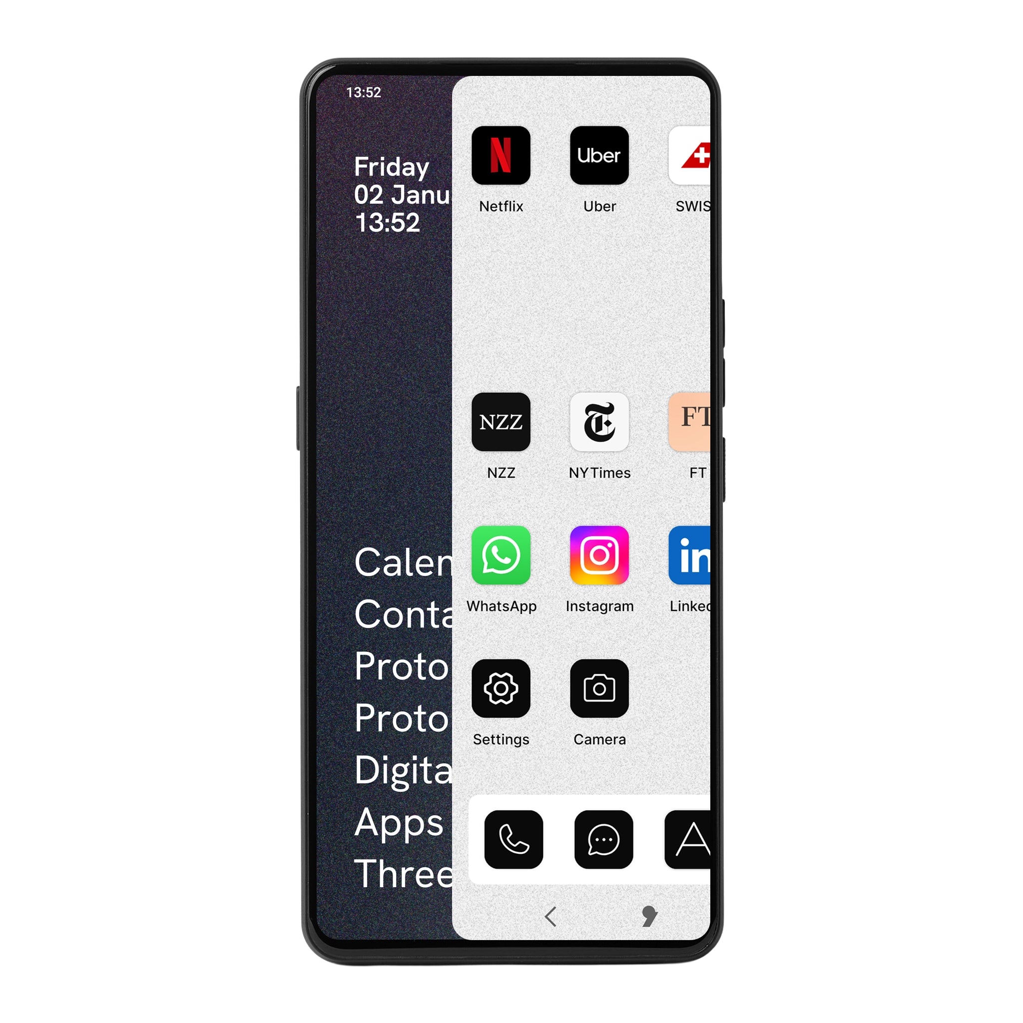 Punkt. MC03 Premium Secure Smartphone  + 1 year of AphyOS Subscription (Europe Version)