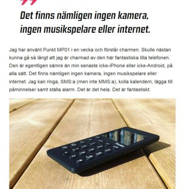 Den dumma telefonen kommer tillbaka