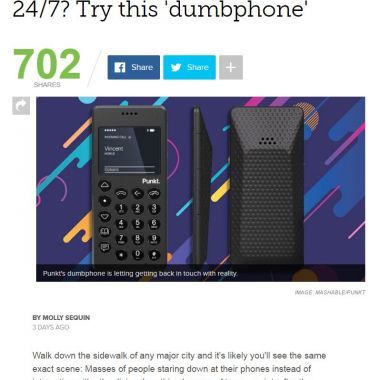 Want to stop being connected 24/7? Try this 'dumbphone'