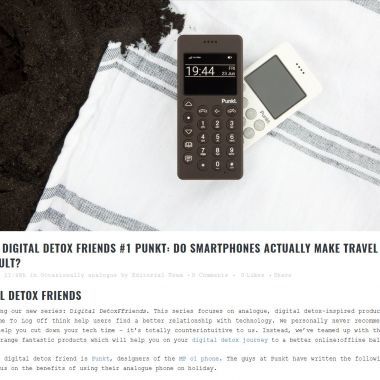 DIGITAL DETOX FRIENDS #1 PUNKT: DO SMARTPHONES ACTUALLY MAKE TRAVEL MORE DIFFICULT?