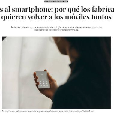 Adiós al smartphone: por qué los fabricantes quieren volver a los móviles tontos