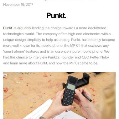 INTERVIEW: Petter Neby, Founder and CEO of Punkt.