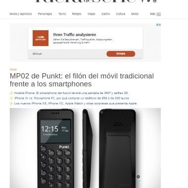 MP02 de Punkt: el filón del móvil tradicional frente a los smartphones