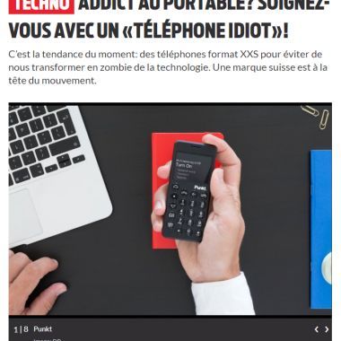 ADDICT AU PORTABLE? SOIGNEZ-VOUS AVEC UN «TÉLÉPHONE IDIOT»!