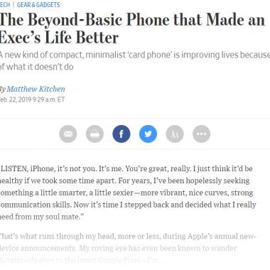 The Beyond-Basic Phone that Made an Exec’s Life Better