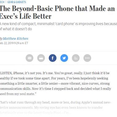 The Beyond-Basic Phone that Made an Exec’s Life Better