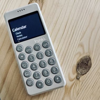 Punkt MP02 Light Grey mobile phone Mindful Technology