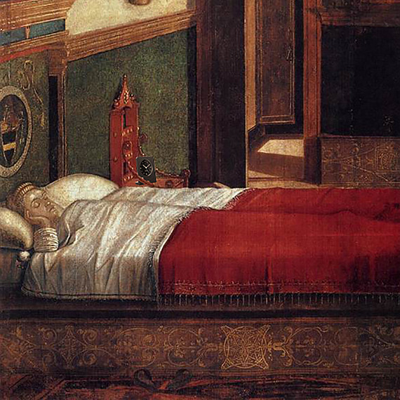 Vittore Carpaccio, 1495, The dream of Saint Ursula, Galleria dell’Accademia, Venice 