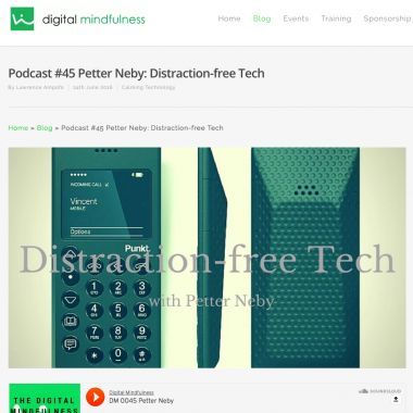 Petter Neby: Distraction-free Tech