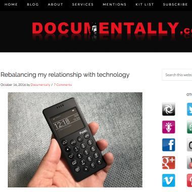 Rebalancing my relationship with technology