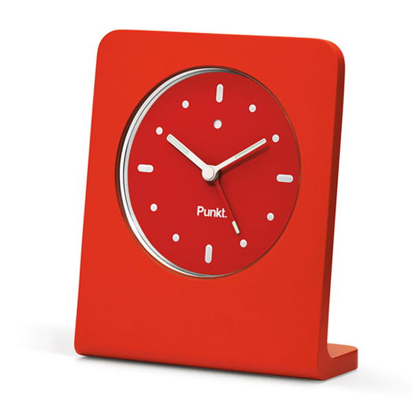 Punkt. AC01 alarm clock by Jasper Morrison reliable, elegant and analogue.