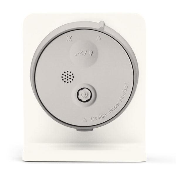 Punkt. AC01 alarm clock by Jasper Morrison reliable, elegant and analogue.