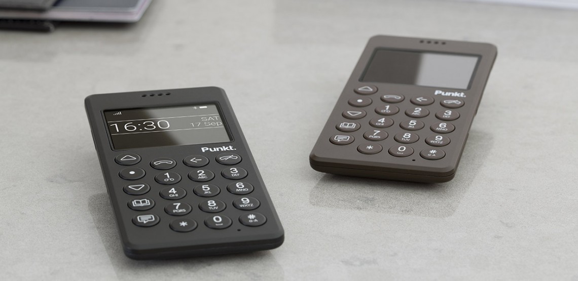 Punkt. MP01 a basic free mobile phone by Jasper Morrison.