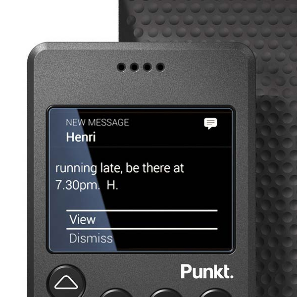 Punkt. MP01 a basic free mobile phone by Jasper Morrison.