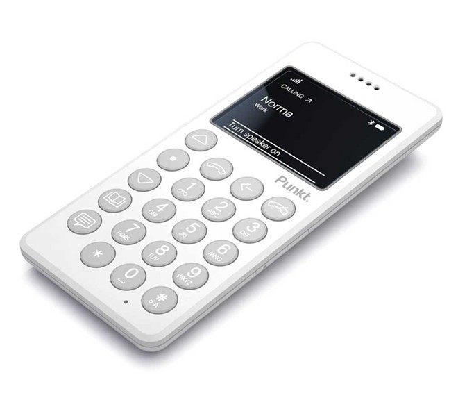 Punkt. MP01: a basic internet free mobile phone by Jasper Morrison.