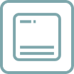  icon showing that the MP02 mobile phone has a minimalist interface